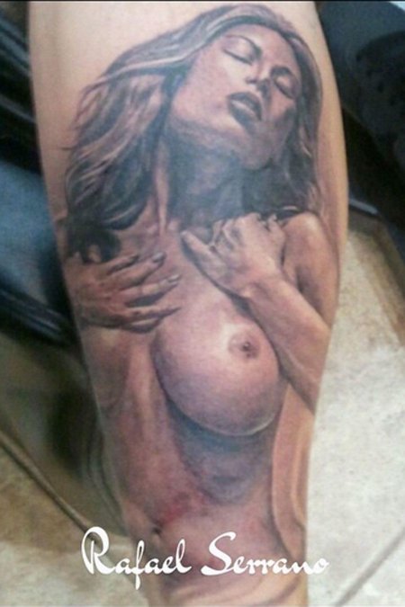 Татуировка девушка