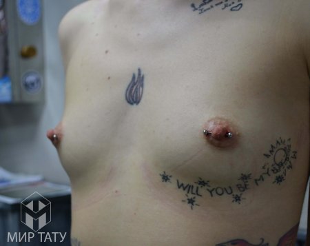 Тату на соски
