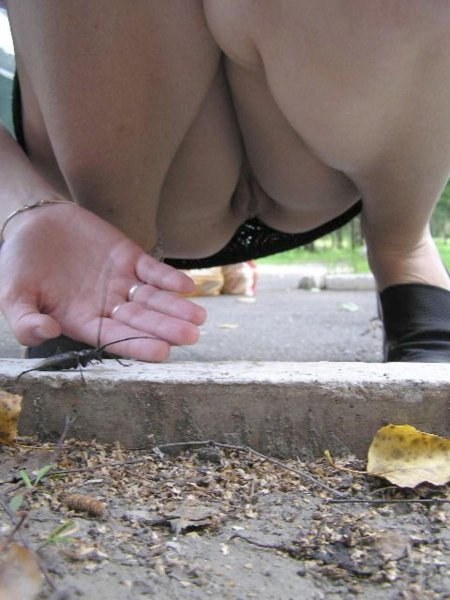 Девушка фотограф засветила