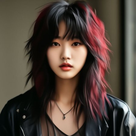 Корейская прическа