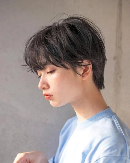 Корейские стрижки для девушек короткие