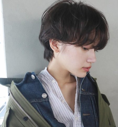 Корейская причёска Томбой Ян