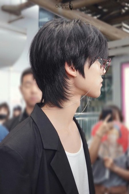 Маллет корейская стрижка