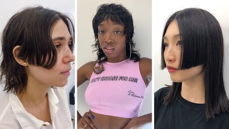 Стрижка маллет женская