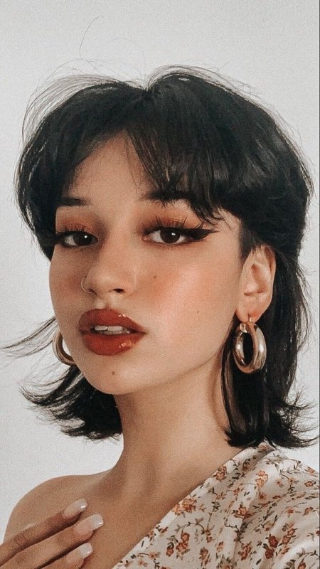 Маллет женская прическа