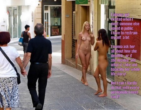 Голышом по улице