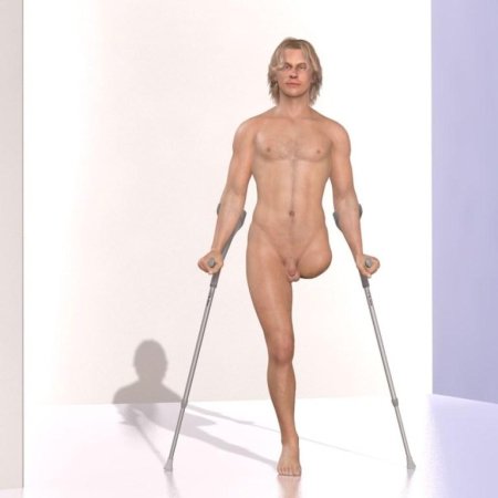 Человек на костылях