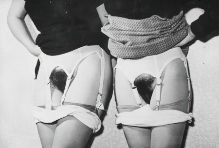 Волосатые ретро трусики