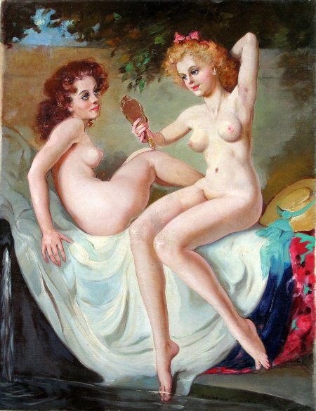 Maria szantho венгерская художница ню