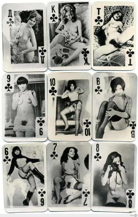 Игральные карты с голыми бабами