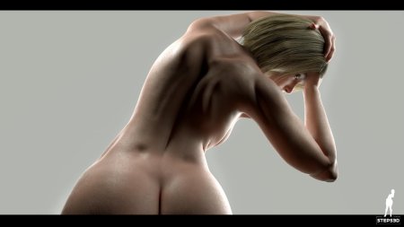 Спортивная женская спина