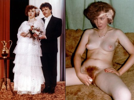 Раздетые невесты небритые