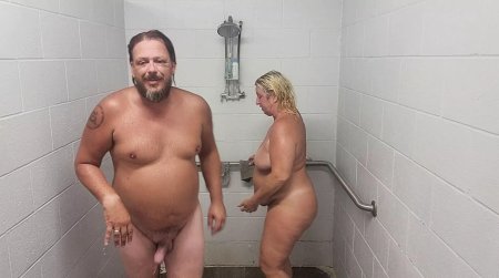 Толстые в бане