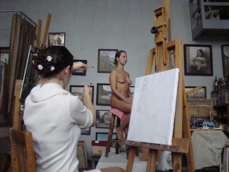 Ангелина полярная натурщица