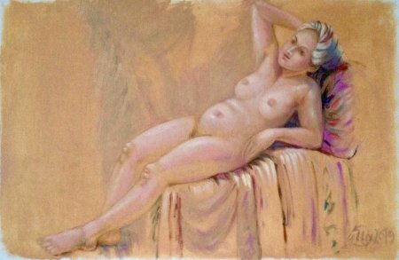 Обнаженная натурщица