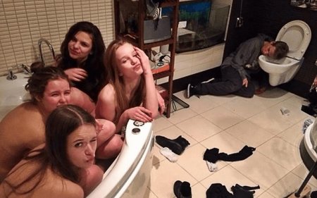 Вписка в ванной