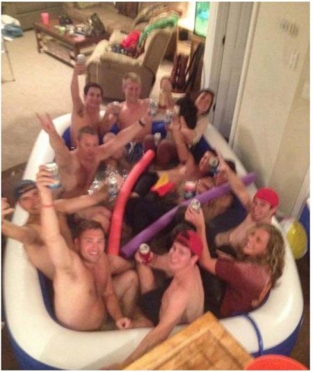 Вписка в ванной