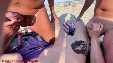 Секс на пляж