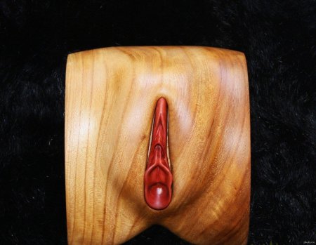 Женская вагина из дерева