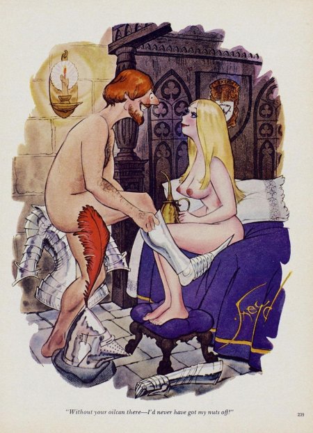 Старинные эротические карикатуры