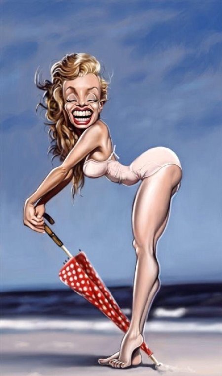 Мэрилин монро шарж