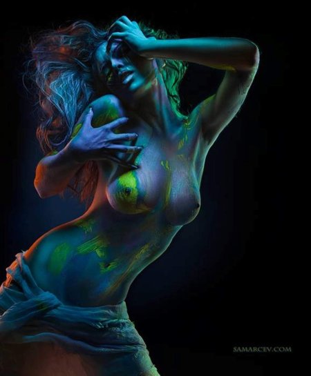 Боди арт джона попплтона