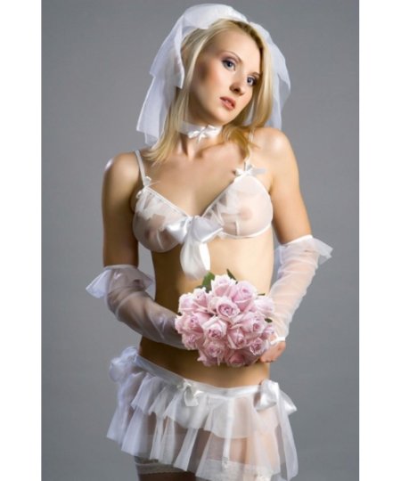 Эротическое платье невесты