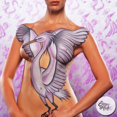 Разрисованные женские тела