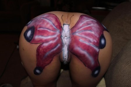 Татуировка бабочка