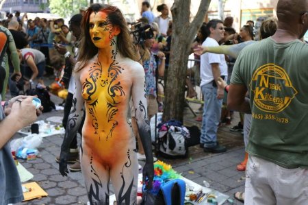 Нью йорк body paint