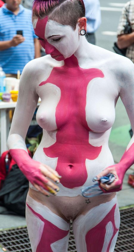 Фестиваль бодиарта в нью-йорке