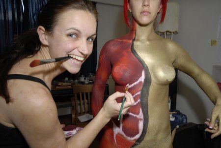 Taylor jevaux bodypaint