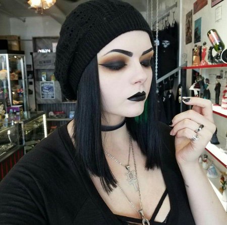 Ева грин готический макияж