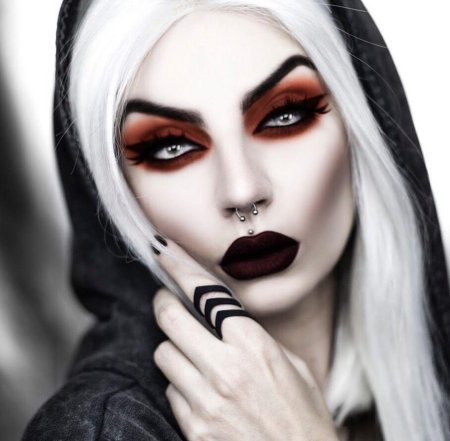 Макияж хэллоуин