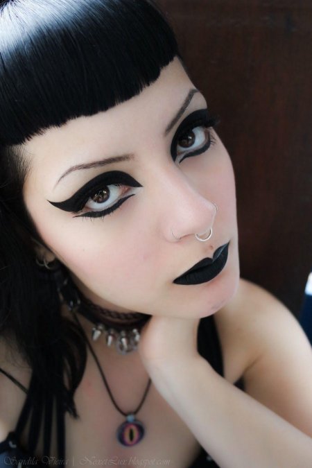 Готика макияж
