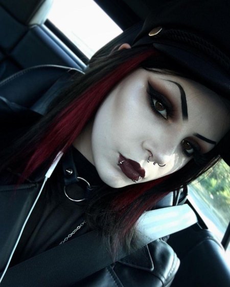 Макияж в стиле панк