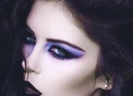 Готический макияж глаз