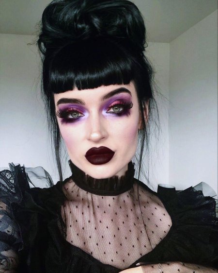 Ева грин готический макияж