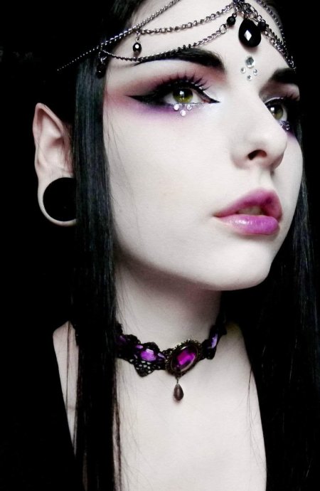 Ева грин готический макияж