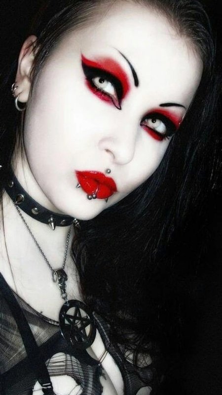 Готы субкультура макияж