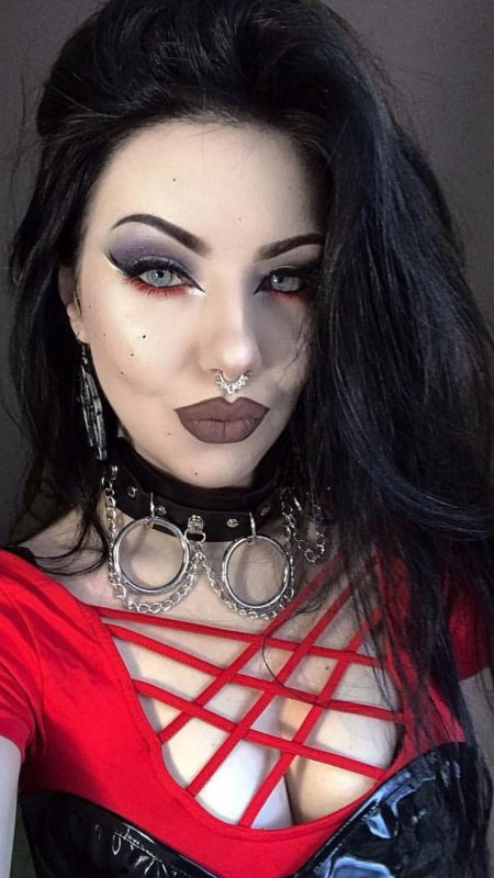 Готика макияж