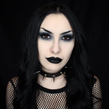 Макияж в стиле готика