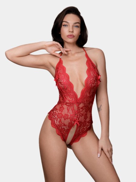 Эротическое боди кружевное