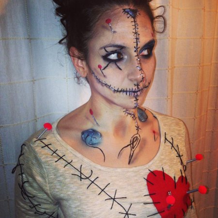 Кукла вуду на хэллоуин