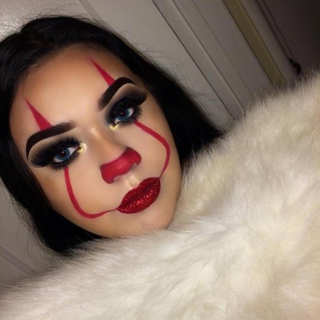 Прикольный макияж на хэллоуин