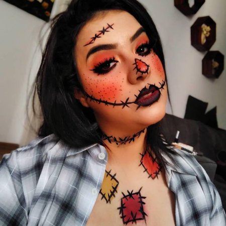На хэллоуин макияж