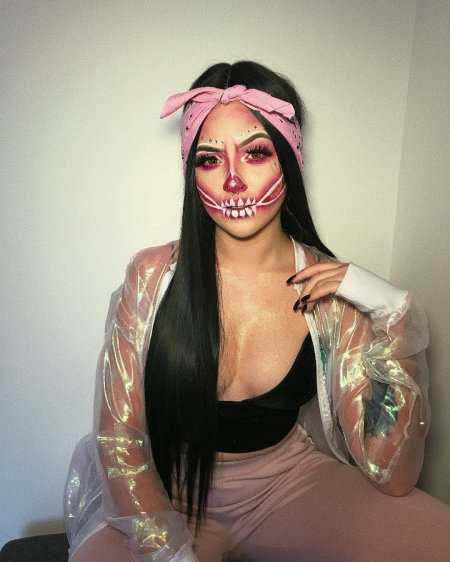 На хэллоуин макияж