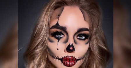 Мейкап хэллоуин