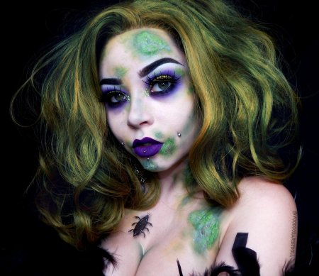 Макияж в стиле битлджус