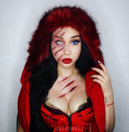 Гримм красной шапочки на хэллоуин